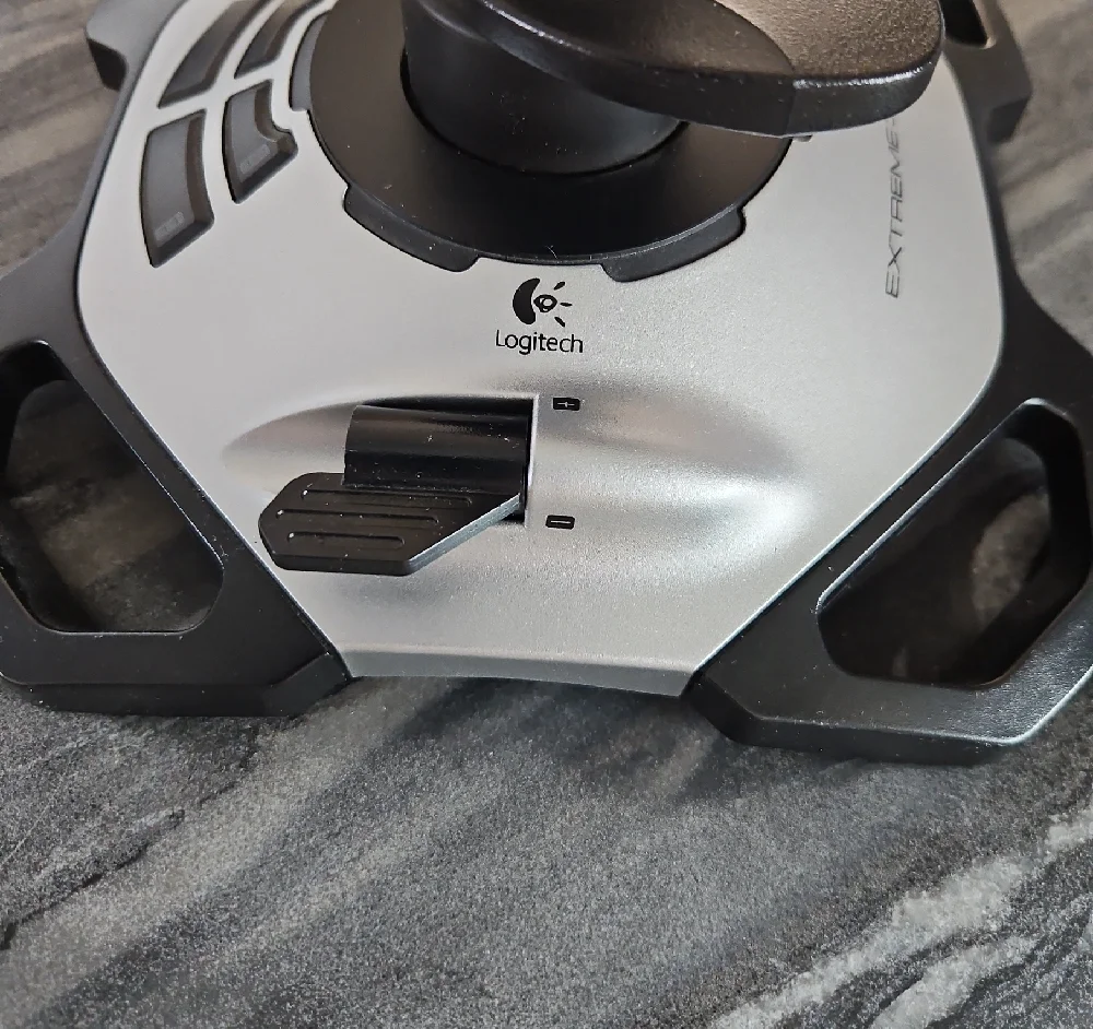 Logitech Precision Joystick - Black and Silver